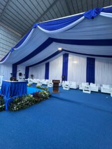 karpet buana sebagai alas agar acara terlihat lebih rapih dan indah